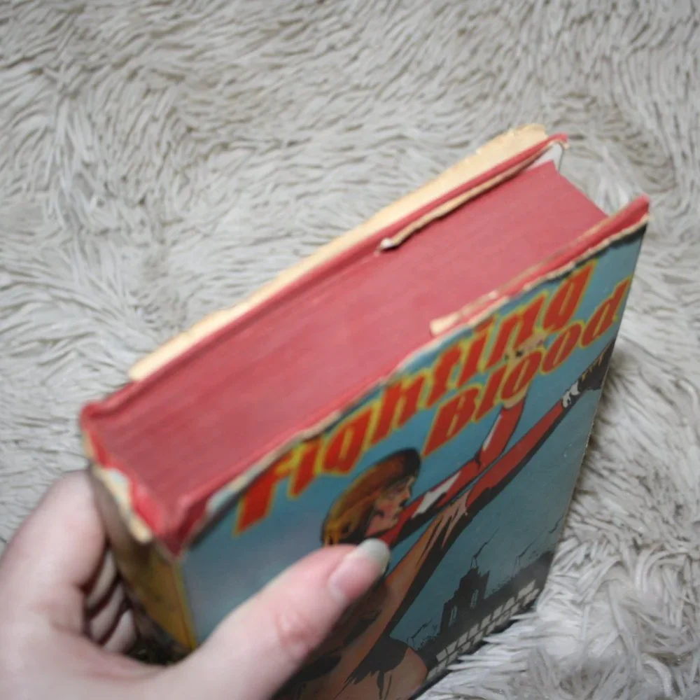 1936 Fighting Blood vintage book hardcover (B.e.)